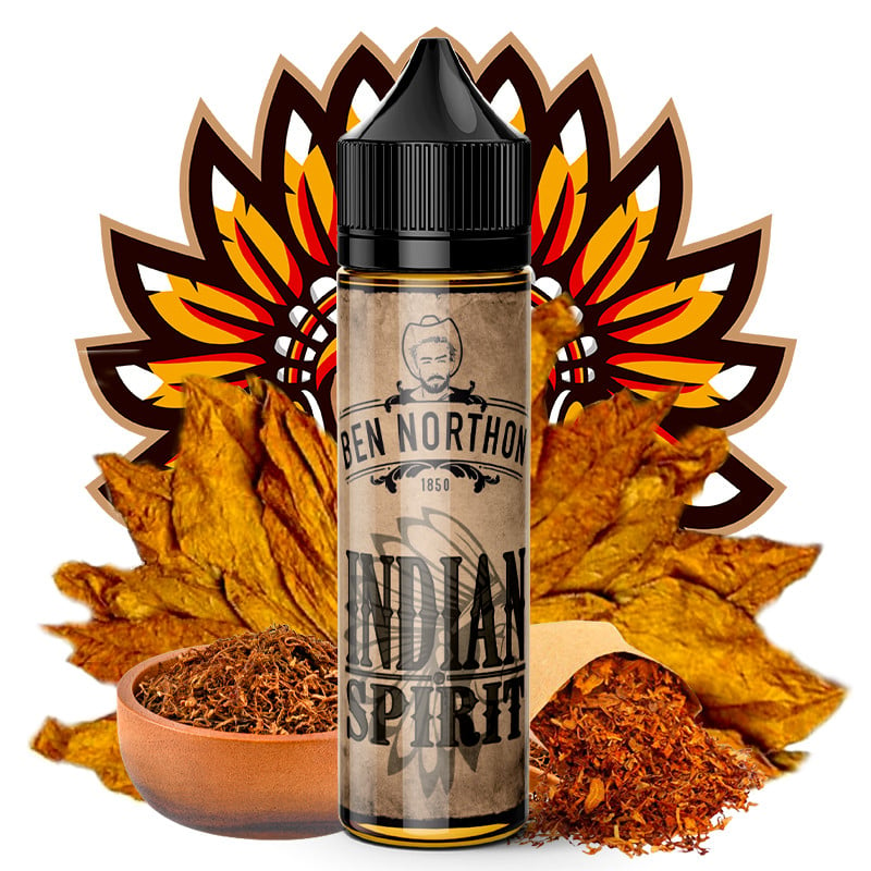 E-Liquid Indian Spirit (Tabak & Blumige Note)  - Shortfill Format - Ben Northon | 50ml