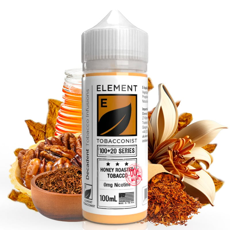 Eliquide honey roasted tobacco (tabac blond, miel) 100ml Element