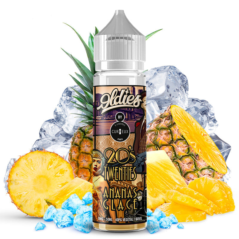 E-Liquide Twenties (ananas frais) - 20'S - Édition Oldies by Curieux  - 50ml