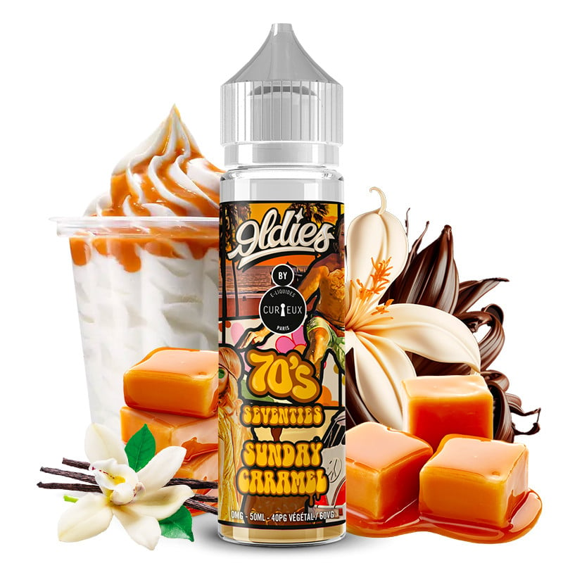 Sundae Caramel - Oldies by Curieux - Shortfill 50ml