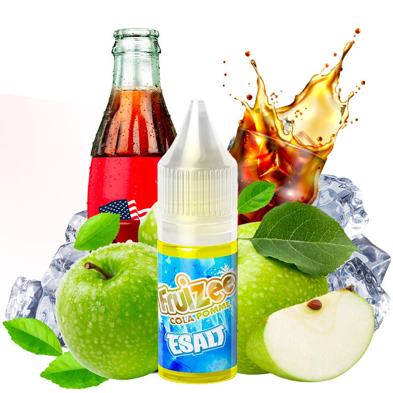 Eliquid nicotine salts taste Cola Apple by Esalt