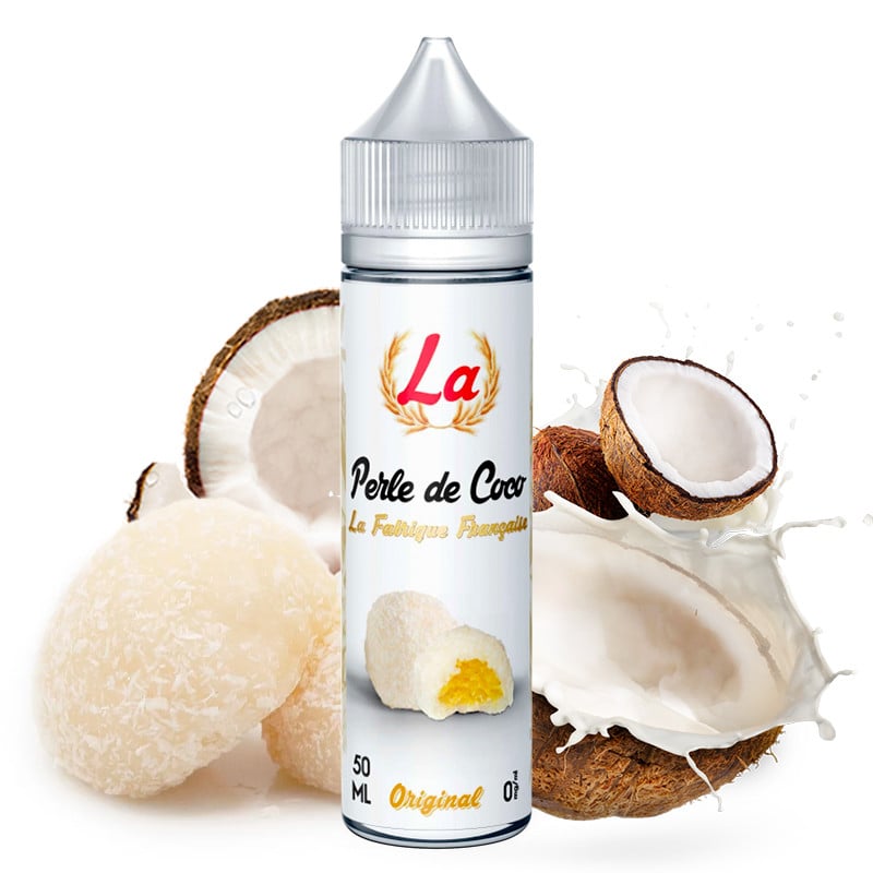 50 ml E-Liquid Perle de Coco - Shortfill Format von La Fabrique Française