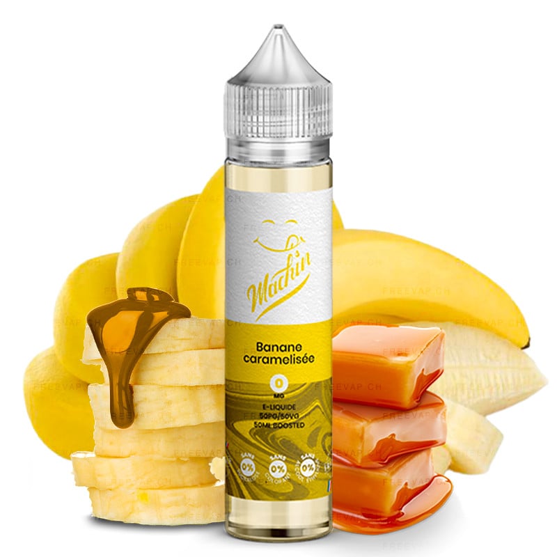 Karamellisierte Banane - Shortfill Format - Machin by Savourea | 50ml