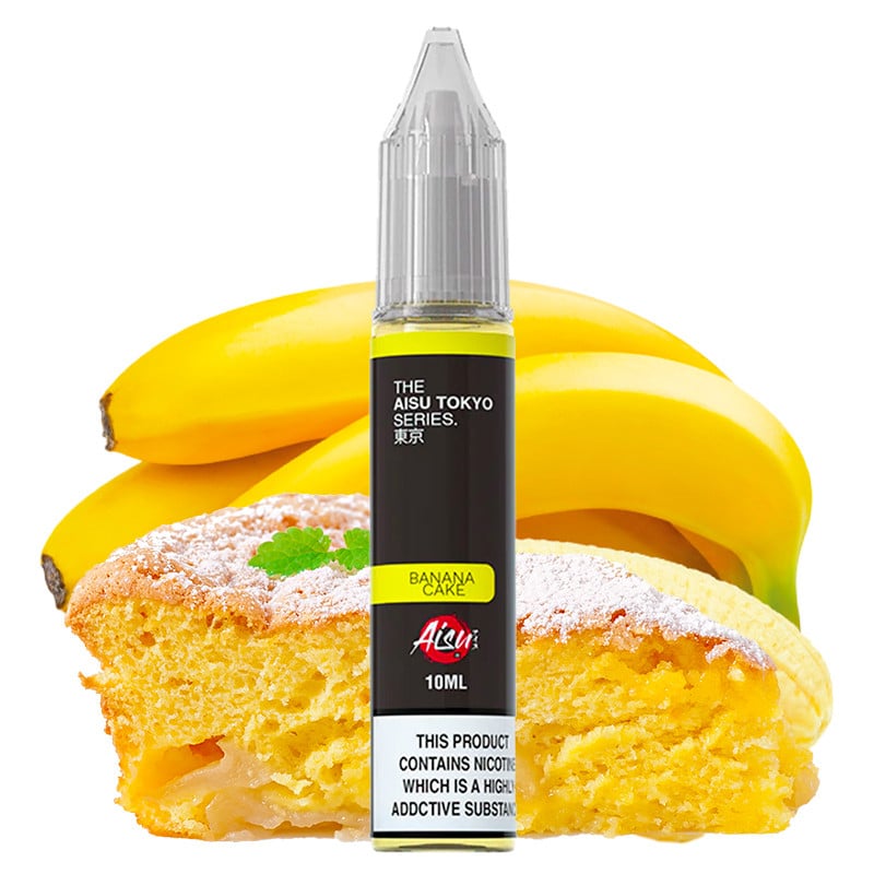 Eliquide sels de nicotine Banana Cake Aisu Tokyo Series de Zap Juice