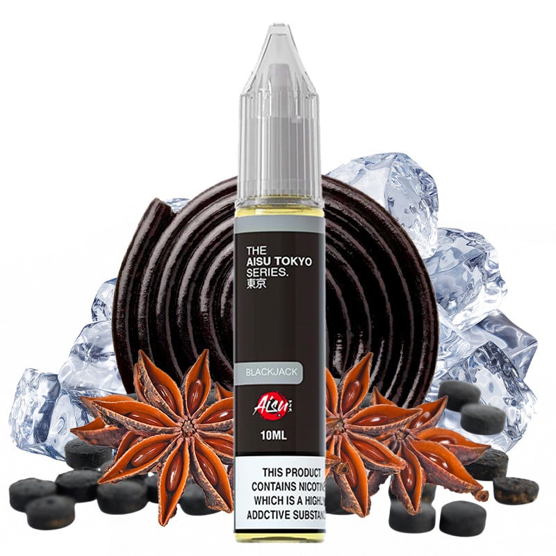 E-Liquid Black Jack ( Lakritze & Anis) - Nikotinsalze - Aisu Tokyo Series by Zap! Juice | 10ml