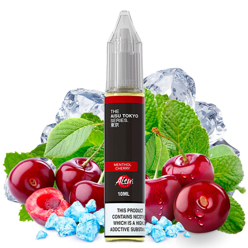 Eliquid Menthol Cherry Aisu Tokyo Series nicotine salt