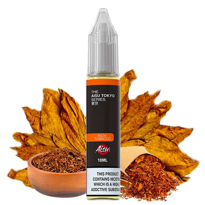 E-Liquid Rich Tobacco ( Classic & Karamell) - Nikotinsalze - Aisu Tokyo Series by Zap! Juice | 10ml