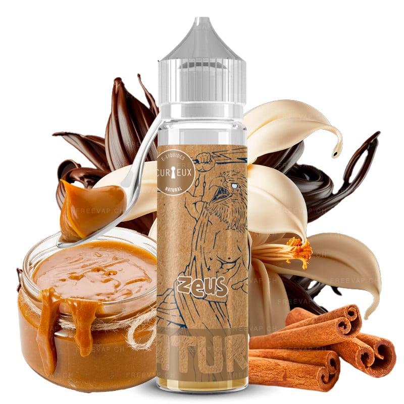 Eliquid natural zeus (milk, vanilla, cinnamon) 50ml natural by curieux