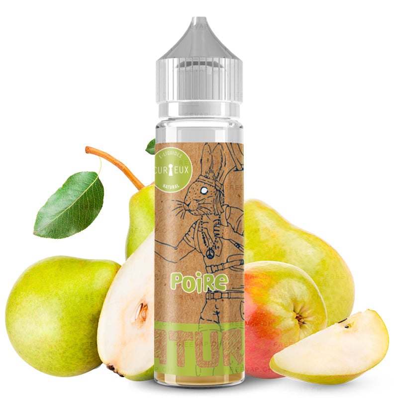 Eliquid natural pear 50ml natural by curieux