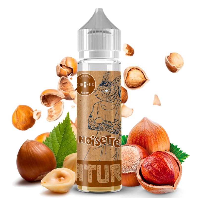 Eliquid natural hazelnut 50ml natural by curieux