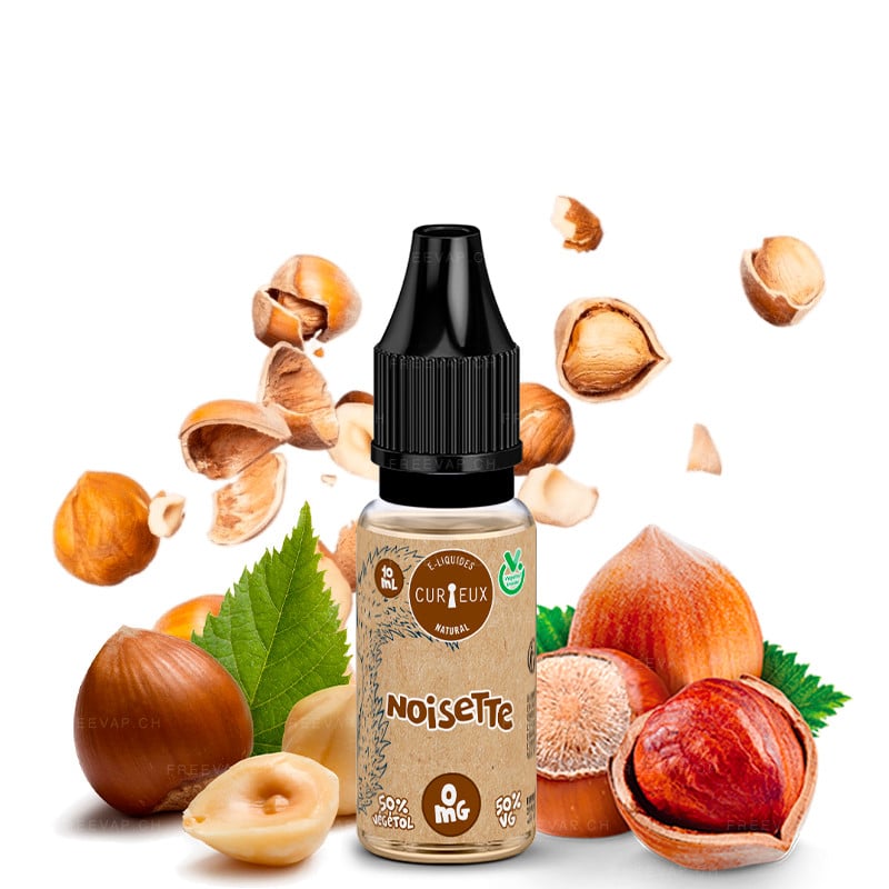 E-Liquid Natural Haselnuss Édition Natural by Curieux 10ml