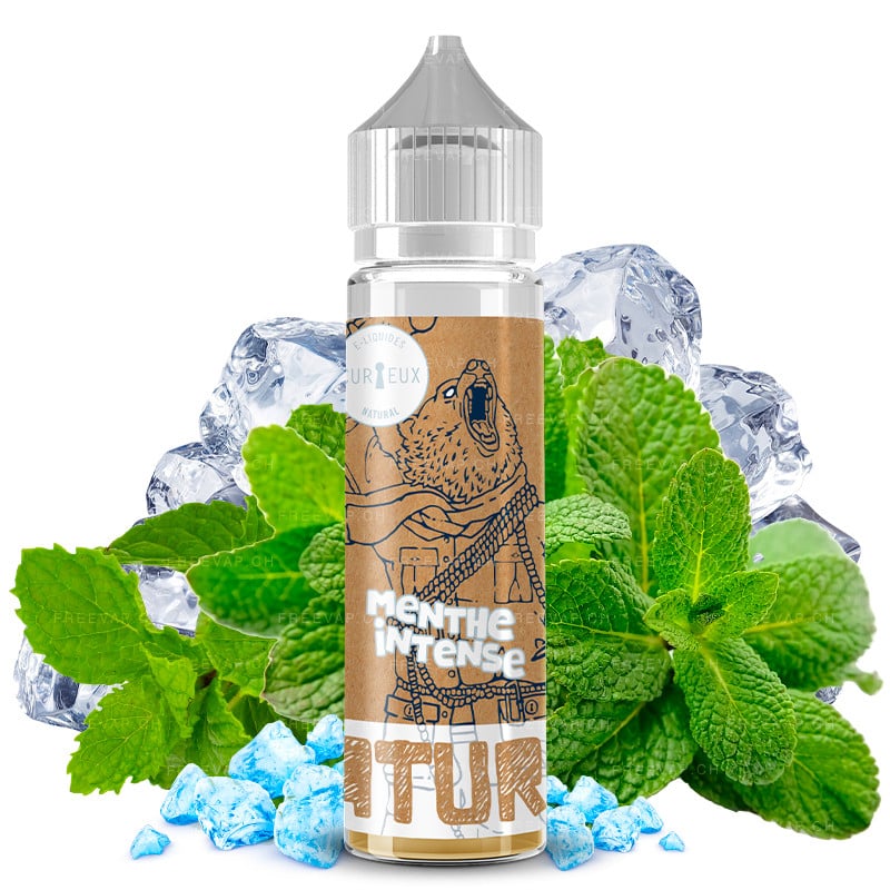 Eliquid natural intense mint 50ml natural by curieux