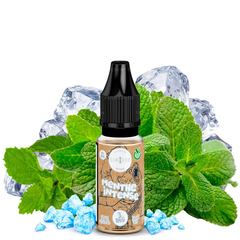 E-Liquid Natural Intensive Minze  Édition Natural by Curieux 10ml