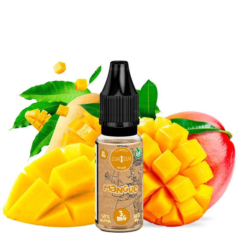 Eliquide natural mangue 10ml edition natural by curieux