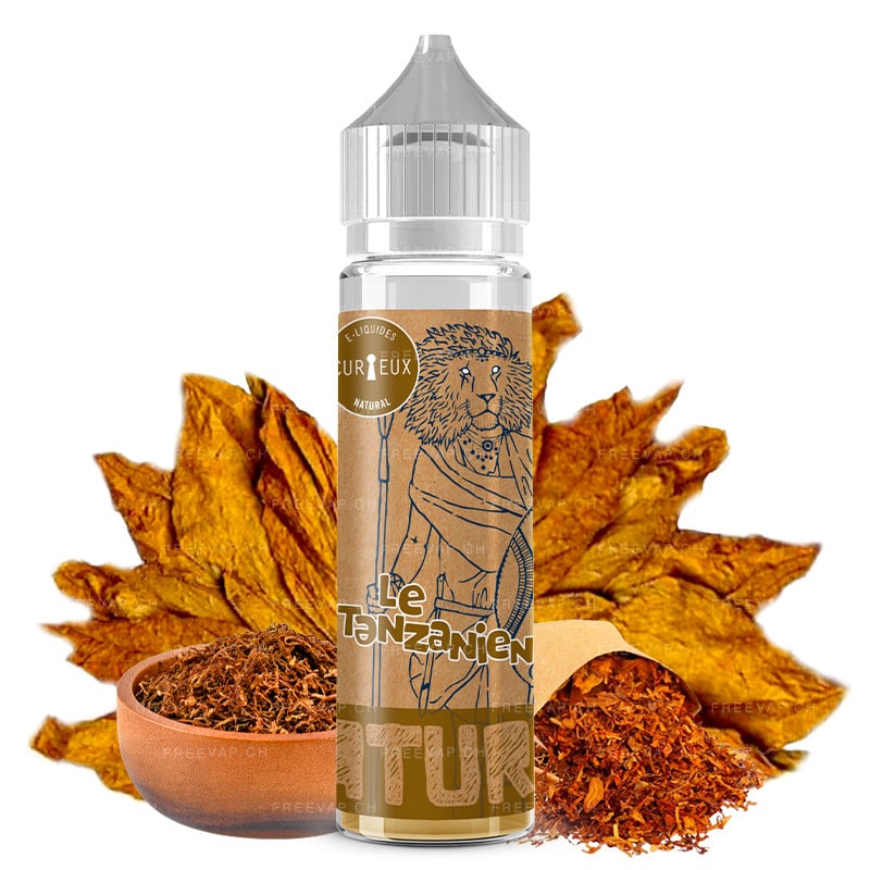 Eliquid natural le tanzanien (classic blond) 50ml natural edition by curieux