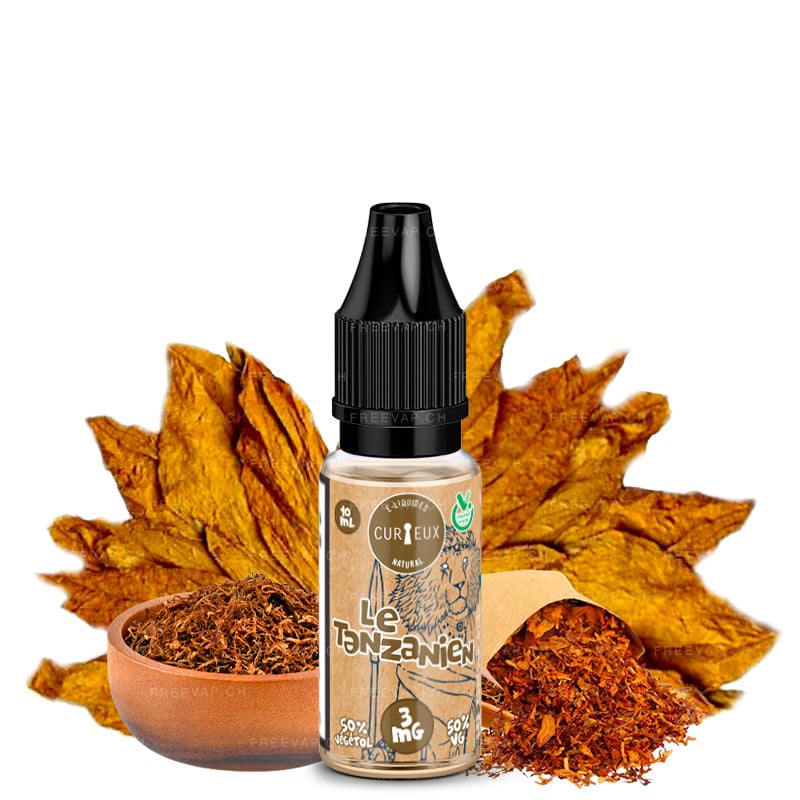 E-Liquid Natural Le Tanzanien (Classic Blond) Édition Natural by Curieux 10ml