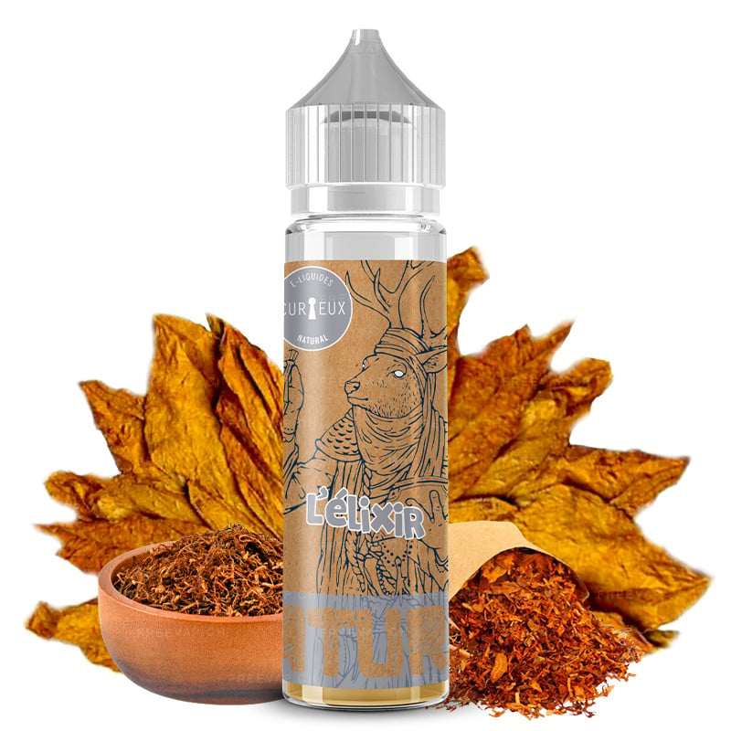 Eliquid natural l'elixir (blond tobacco) 50ml natural edition by curieux