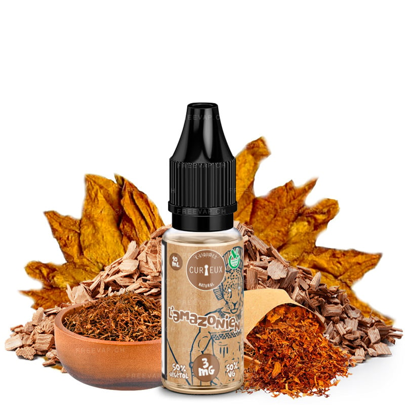 E-Liquid Natural L'Amazonien (kräftiger Tabak) Édition Natural by Curieux 10ml