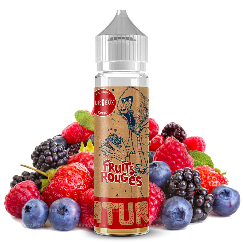 Eliquid natural red fruits 50ml natural edition by curieux