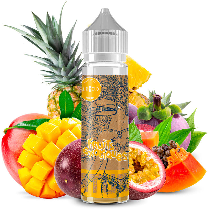 Eliquid natural exotic fruits 50ml natural edition by curieux