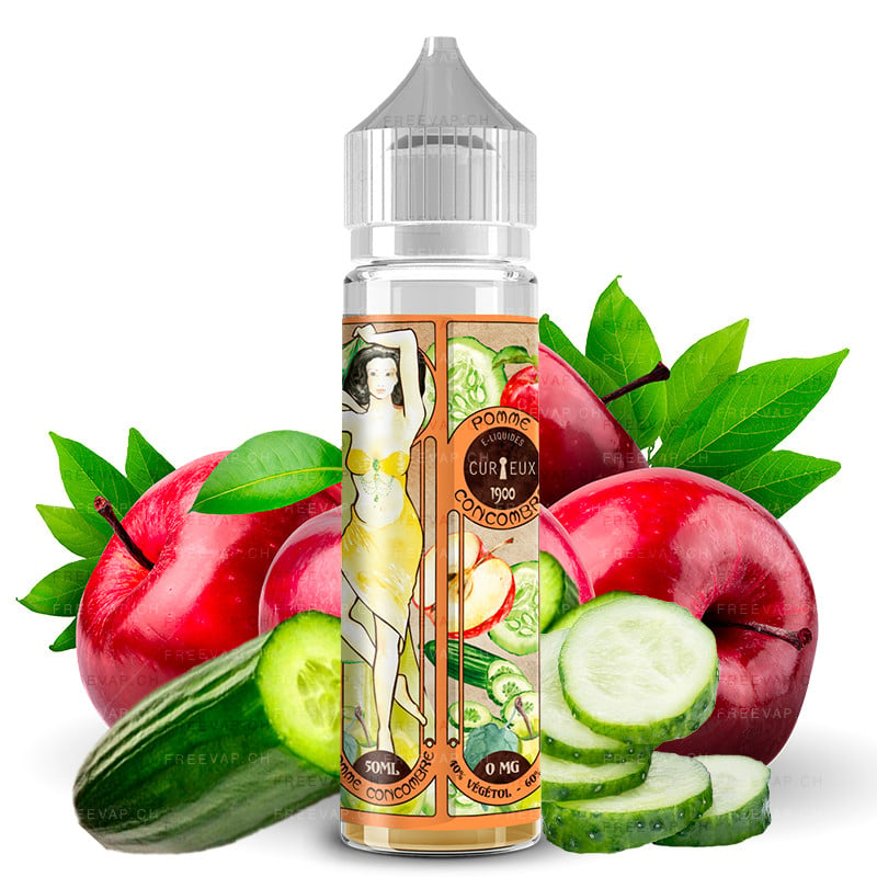 Eliquid apple cucumber 50ml edition 1900 by curieux