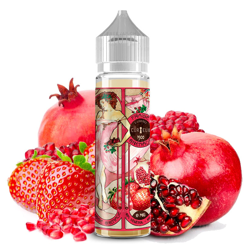 Eliquid strawberry pomegranate 50ml edition 1900 by curieux