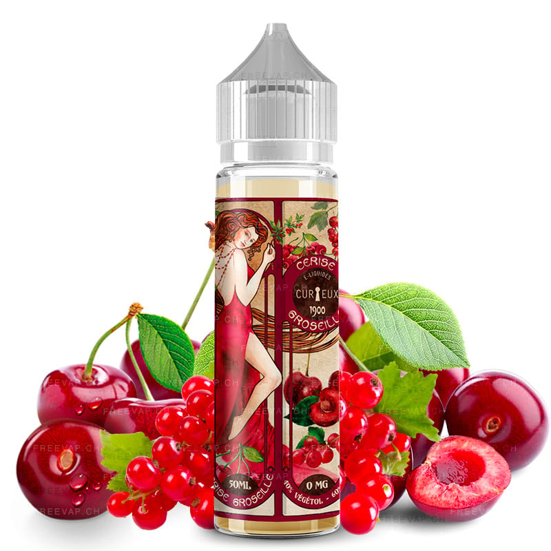 E-Liquid Kirsche Johannisbeere Édition 1900 by Curieux 50ml