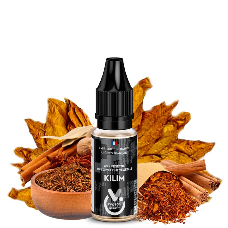 Eliquide kilim (tabac oriental, épices) 10ml végétol édition essentielle by curieux