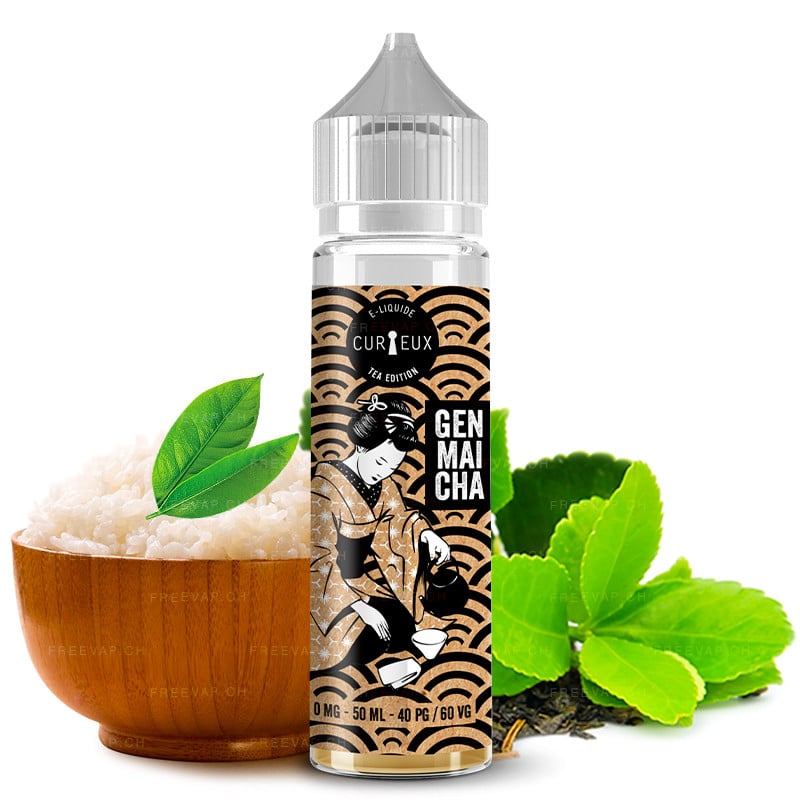 Eliquid genmaicha (green tea, puffed rice) 50ml tea edition by curieux