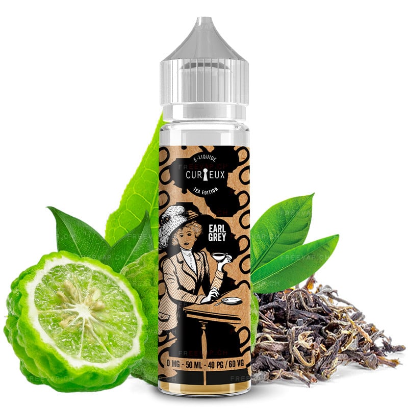 E-Liquid Earl Grey (Schwarztee & Bergamotte) 50ml Tea Edition by Curieux