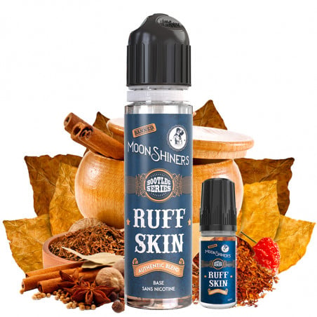 Ruff Skin Authentic Blend ( Latakia-Tabak) - Bootleg Series by Moonshiners | 50ml "Shortfill 60ml mit Nikotin"