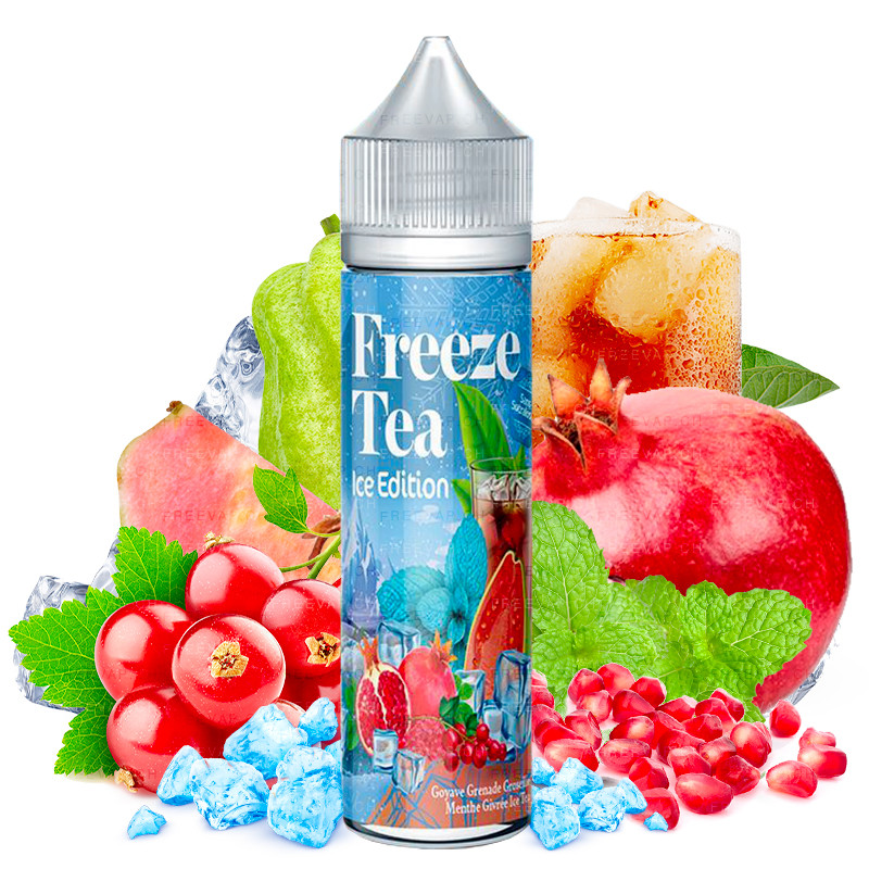 E-Liquid Guave Granatapfel Johannisbeere Eisminze Eistee 50ml Freeze Tea by Made in Vape