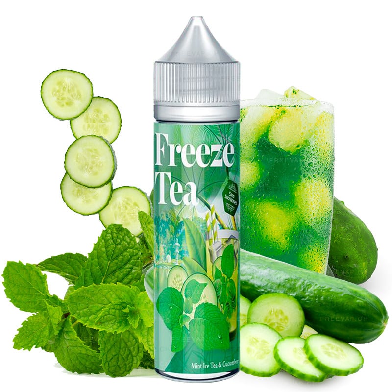 Eliquide mint ice tea & cucumber 50ml Freeze tea by made in vape