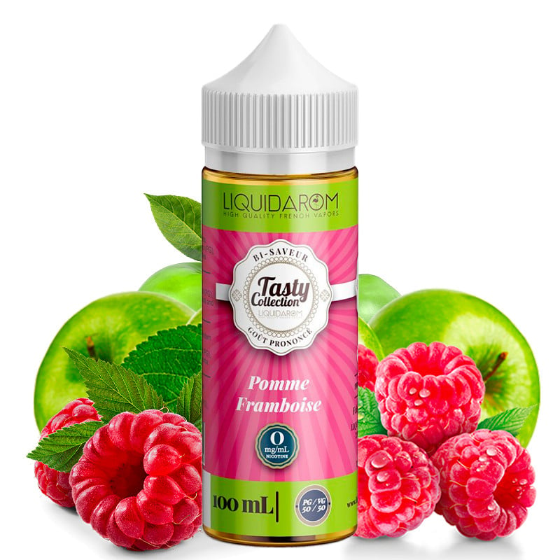 E-Liquid Apfel Himbeere 100ml Tasty by LiquidArom