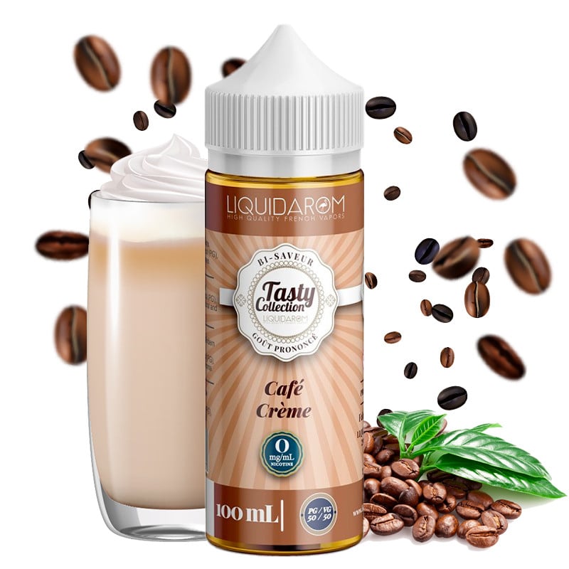 E-Liquid Café Crème 100ml Tasty by LiquidArom