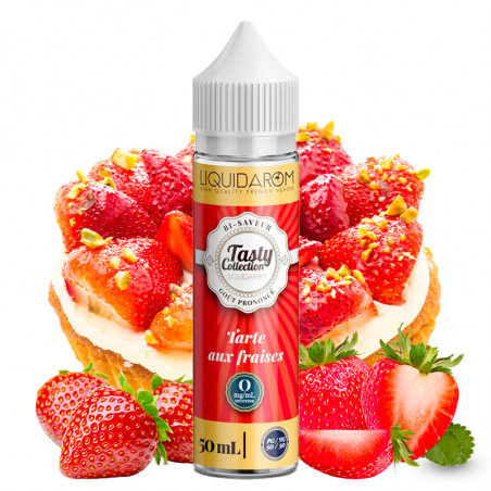 Tarte aux Fraises - Shortfill format - Tasty by LiquidArom | 50ml