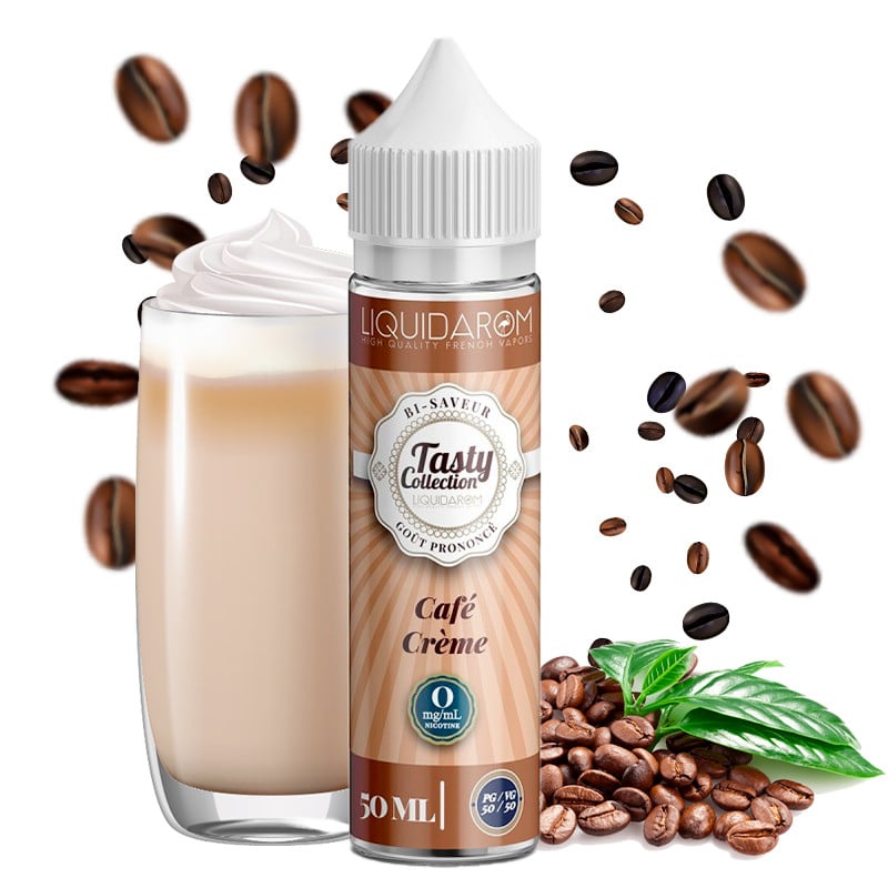 E-Liquid Café Crème 50ml Tasty by LiquidArom