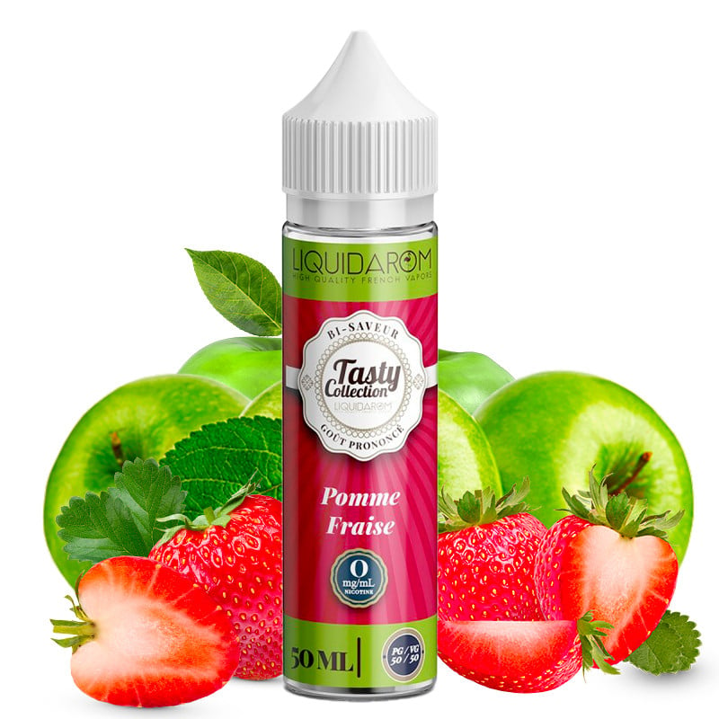 E-Liquid Erdbeere Apfel 50ml Tasty by Liquidarom