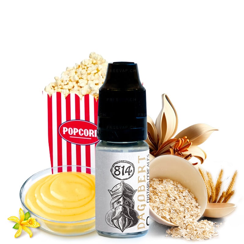 Dagobert vanilla custard and popcorn flavors - 814 - 10ml