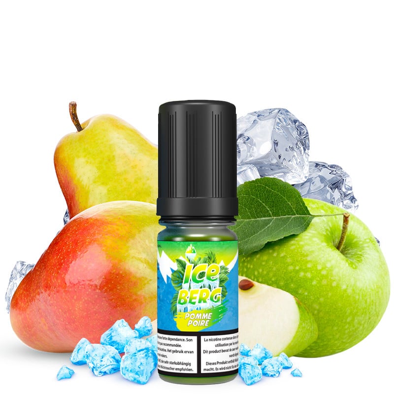 E-Liquid Apfel Birne - Nikotinsalze - Iceberg by O'Jlab | 10 ml