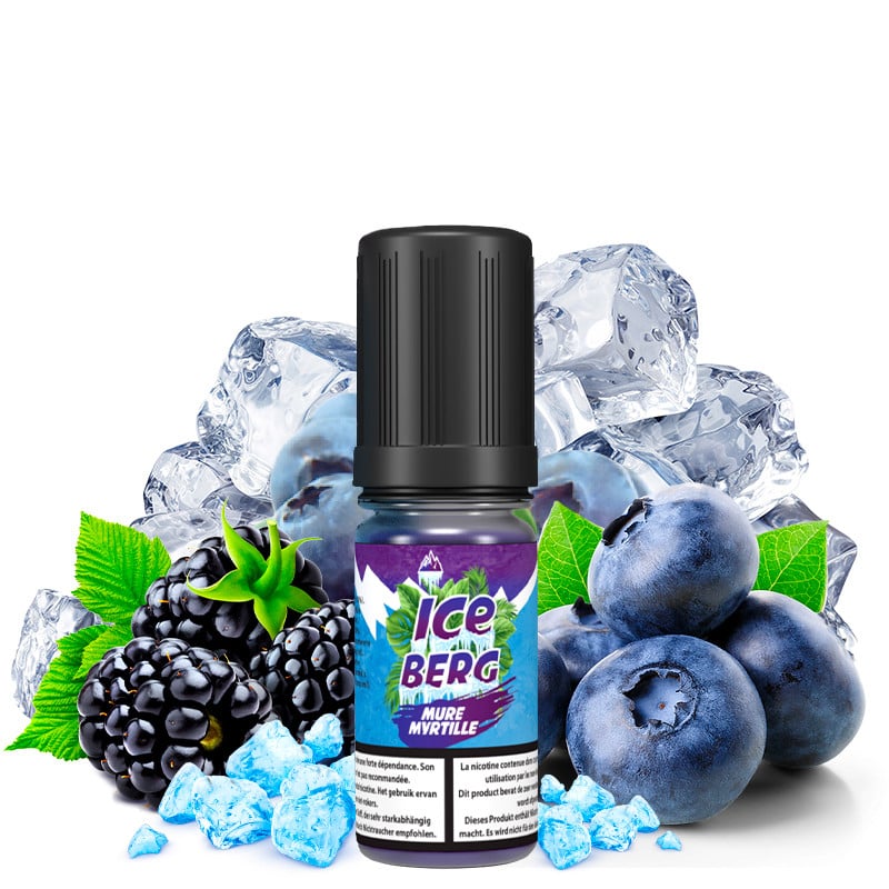 E-liquide Blackberry Blueberry - Nic salts - Iceberg 10 ml