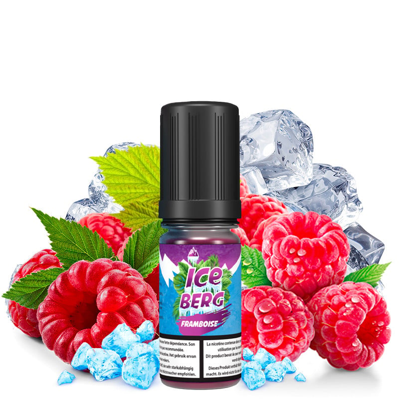 Eliquide aux sels de nicotine saveur framboise - Iceberg par OJlab