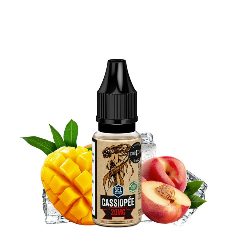 E-Liquid Cassiopée (Mango & Pfirsich) - Nikotinsalze - Édition Astrale by Curieux | 10ml