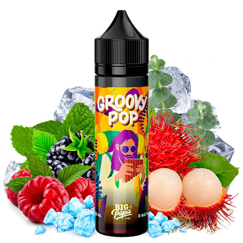 Eliquide Groovy Pop de Big Papa - Grand format 50 ml