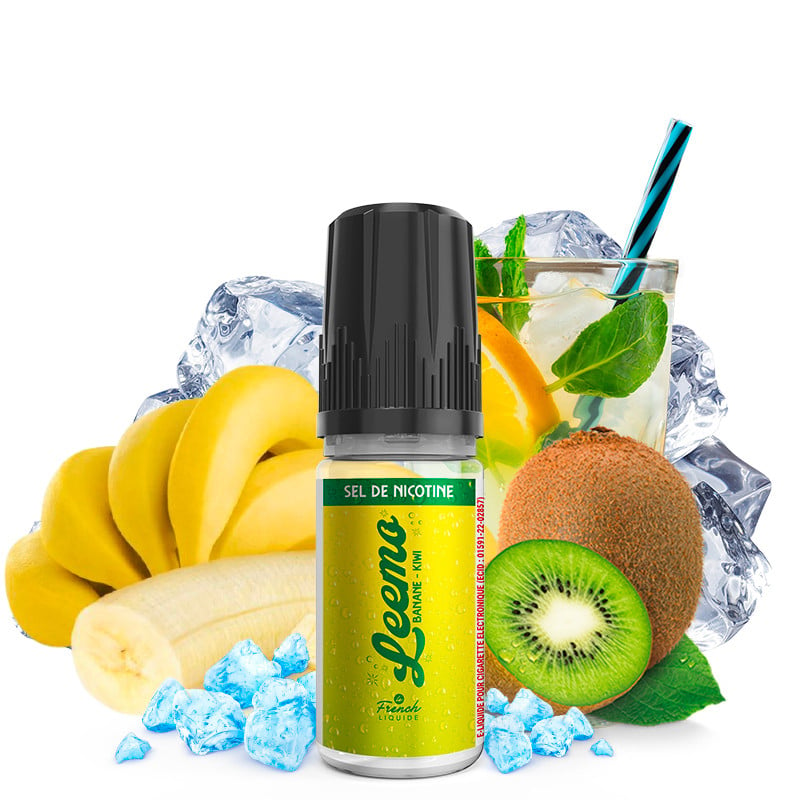 E-liquid Banana Kiwi - Nic salts - Leemo 10 ml