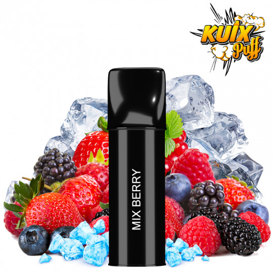 Kartusche Kuix Puff Mix Berry Fresh (Rote Früchte) - Kuix Puff by LiquideLab | 2 ml