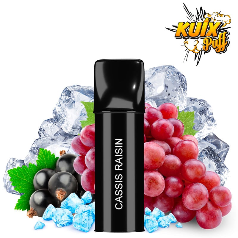 Cartridge Kuix Puff Blackcurrant Grape Fresh - Kuix Puff by LiquideLab