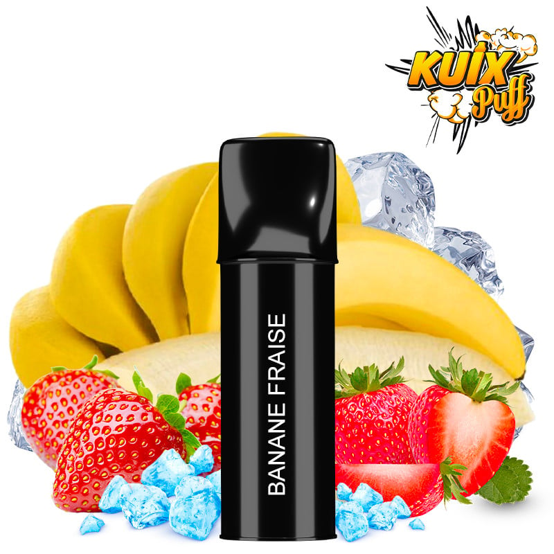 Kartusche Kuix Puff Banane Erdbeere Fresh - Kuix Puff by LiquideLab