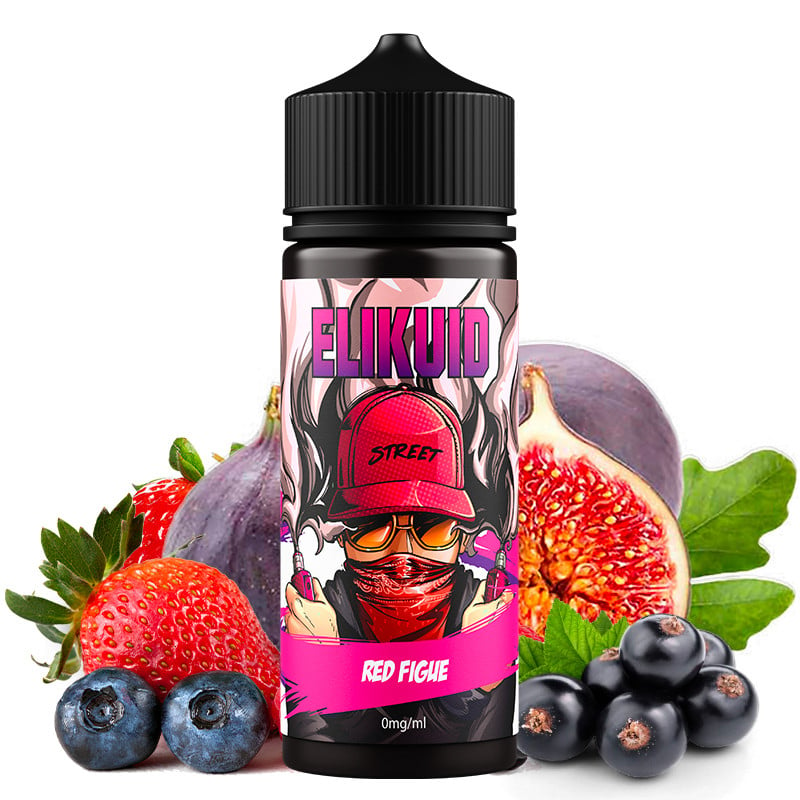 E-Liquid Red Feige (Feigen & Rote Früchte) - Elikuid Street by O'Jlab | 100 ml "Shortfill 120 ml"