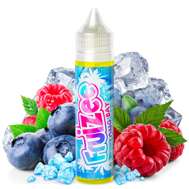 E-liquide goût myrtille framboise et fraicheur - Long Bay Fruizee 50 ml